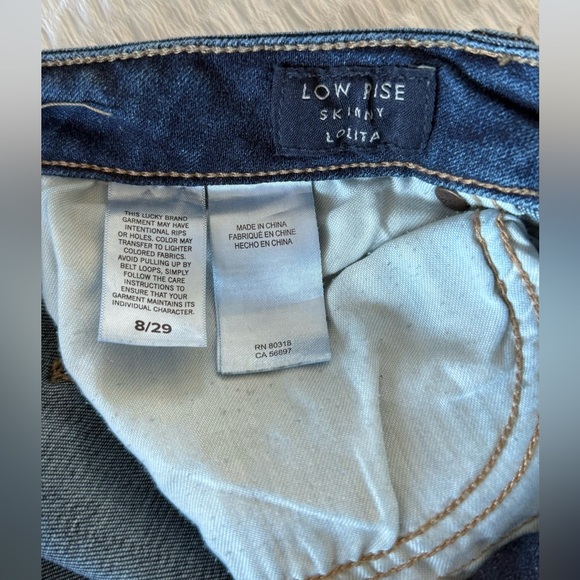 LUCKY BRAND WOMEN'S LOLITA SKINNY JEANS - SIZE 8 - Picture 9 of 11